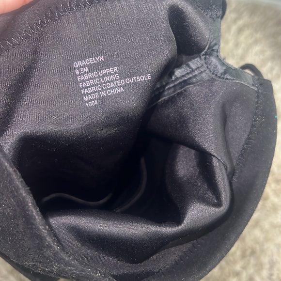 Steve Madden Women’s GORGOUS Over-The-knee Boot Black 9,5M - Picture 7 of 9